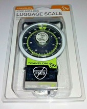 Travelon Stop and Lock Luggage Scale 75 LBS, #19325 - $19.79
