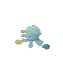 Carters On The Go Octopus Developmental Toy Blue Clip On Plays Music Soother - $13.85