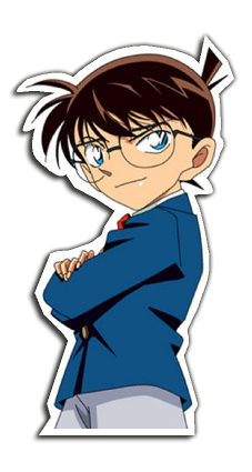  DETECTIVE  CONAN  69x127 Car Bumper Sticker  decal 