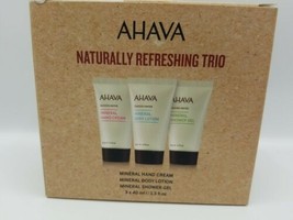 AHAVA DEAD SEA Naturally Refreshing Trio Hand Cream, Shower Gel, Body Lotion - $14.85