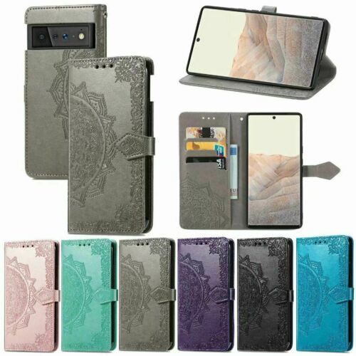 For Google Pixel 6Pro 5XL 4A 5G 4 4XL 3A 3A XL Flip Magnetic Leather Wallet Case