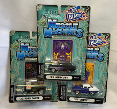 Muscle Machines Blvd. Blasters NIB Car Lot '49 Mercury '33 Ford Coupe '55 Chevy - $29.95