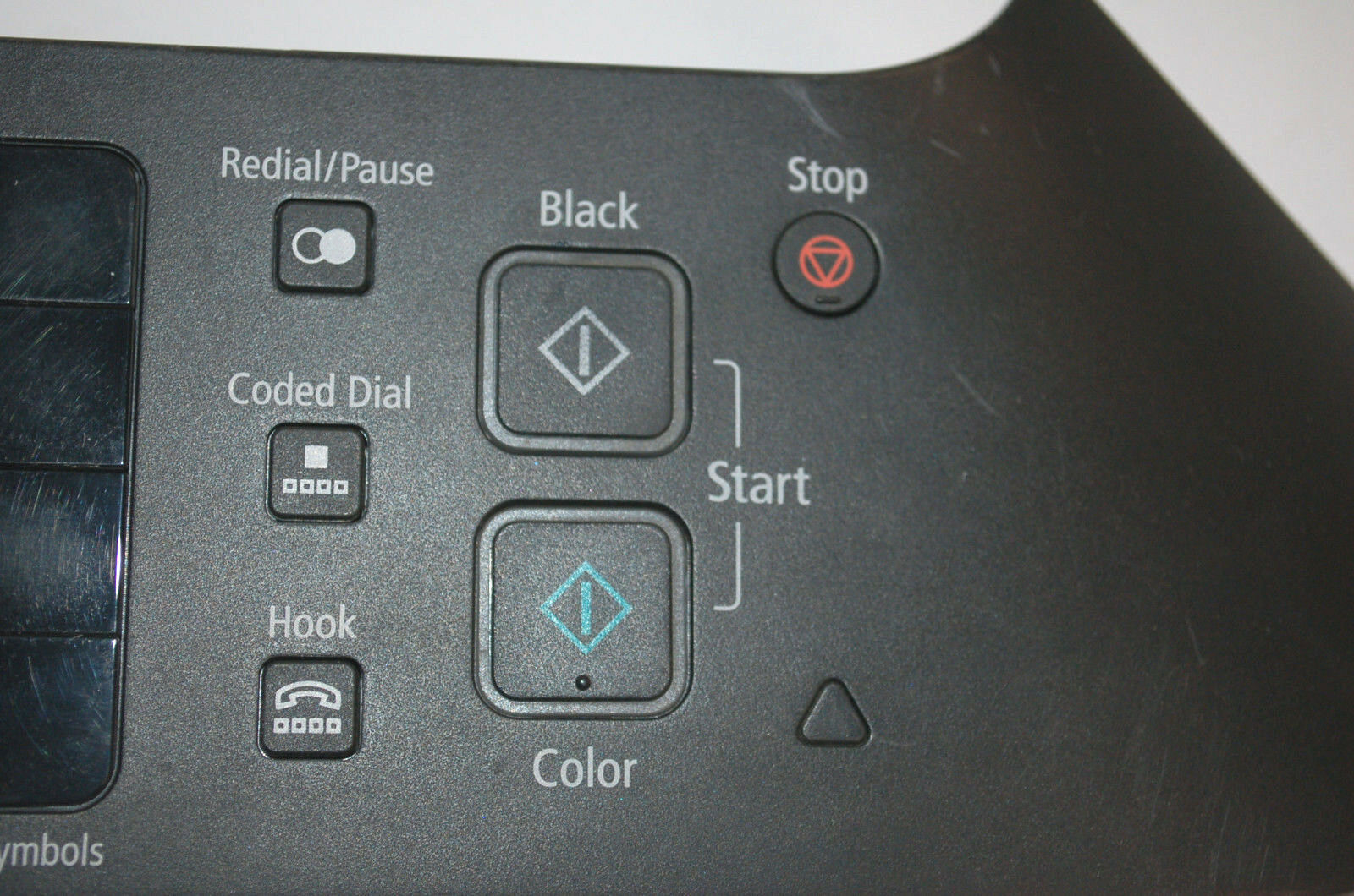 Canon Pixma MX882 Printer Front Control Panel with Buttons and Display