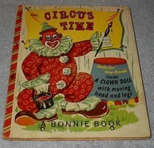 Children's Bonnie Book Circus Time Jack in the Book No 428125 - $11.95