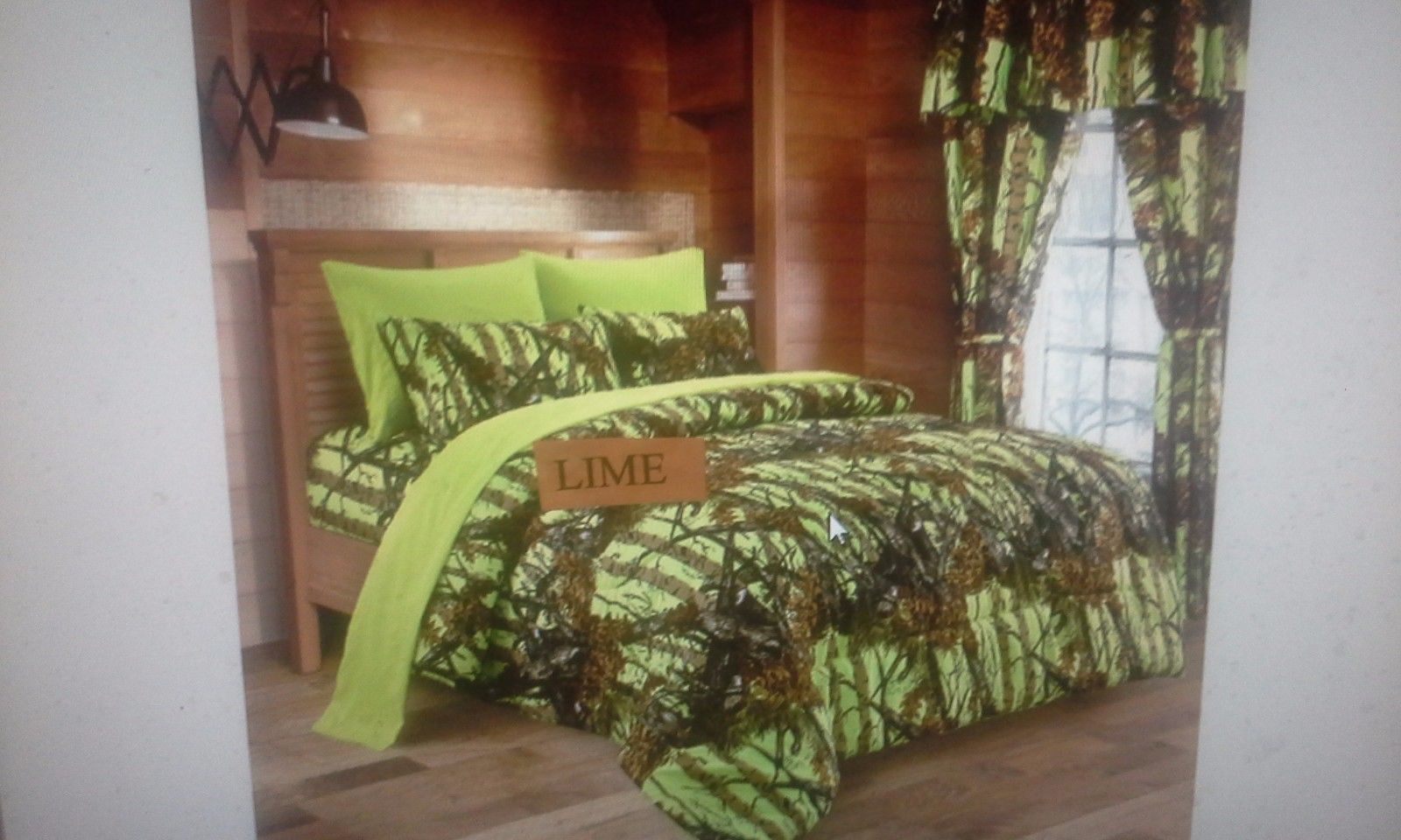 12 Pc Lime Camo King Bedding Set Comforter And 50 Similar Items