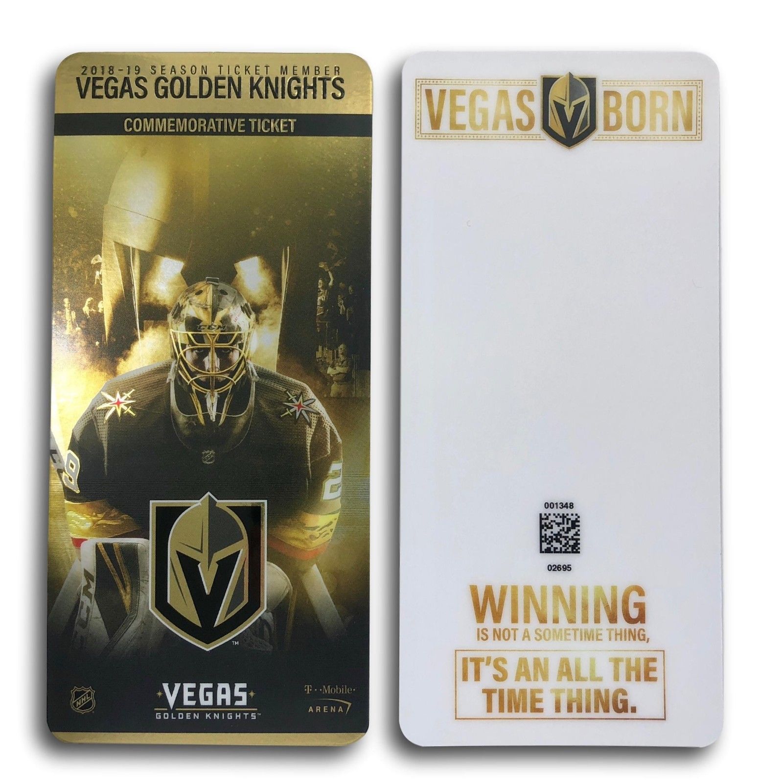 VEGAS GOLDEN KNIGHTS 20182019 SEASON TICKET HOLDERS COMPLETE BOX SET