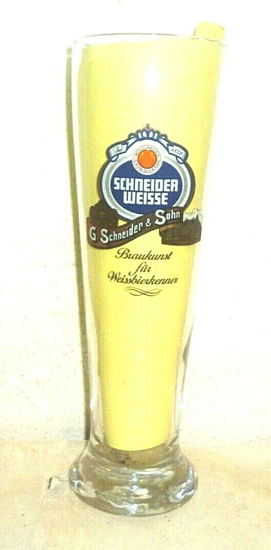 Schneider Brau Munich Kelheim Schneider Weisse 0.5L Weizen German Beer Glass