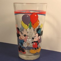 Walt Disney Mickey Mouse Glass Minnie Balloons Gibson Everyday Mug Cup Party 6 - $19.69