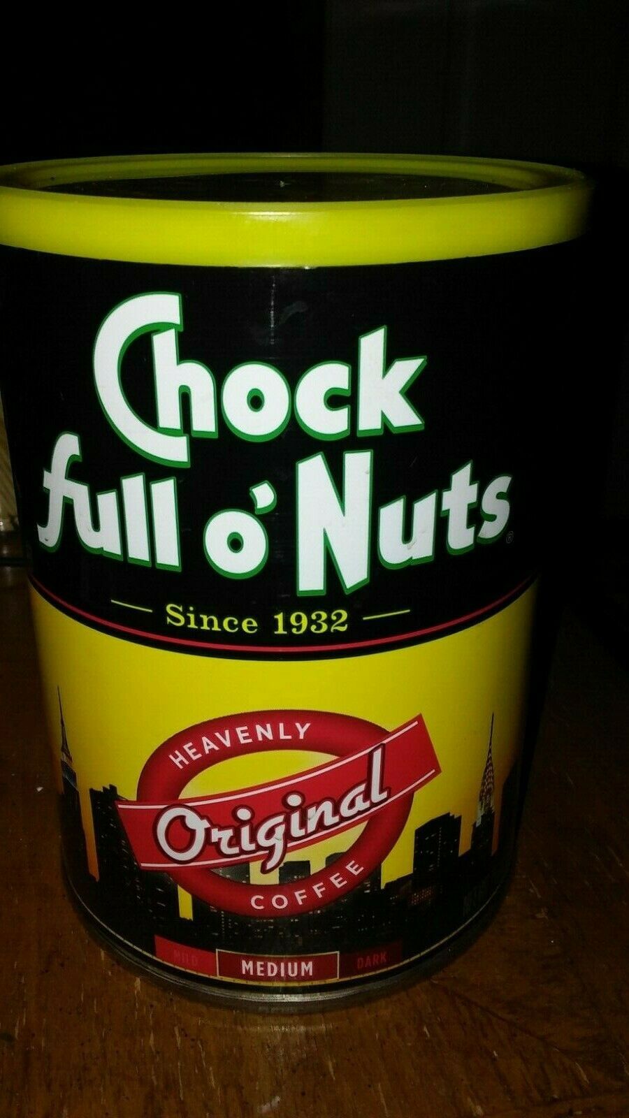 3 Chock full o'Nuts Ground Coffee Original Heavenly Medium Roast New