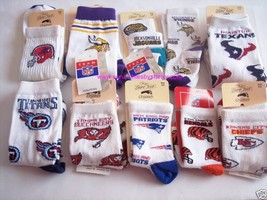 Childrens Kids Sport Novelty Socks For Bare Feet NFL - $16.95