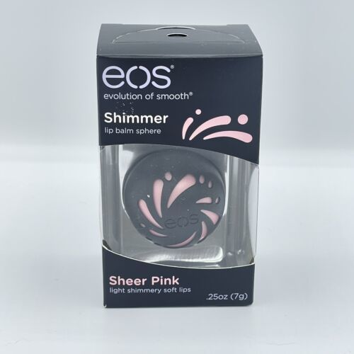 1 eos Shimmer Lip Balm Sphere Sheer Pink DISCONTINUED