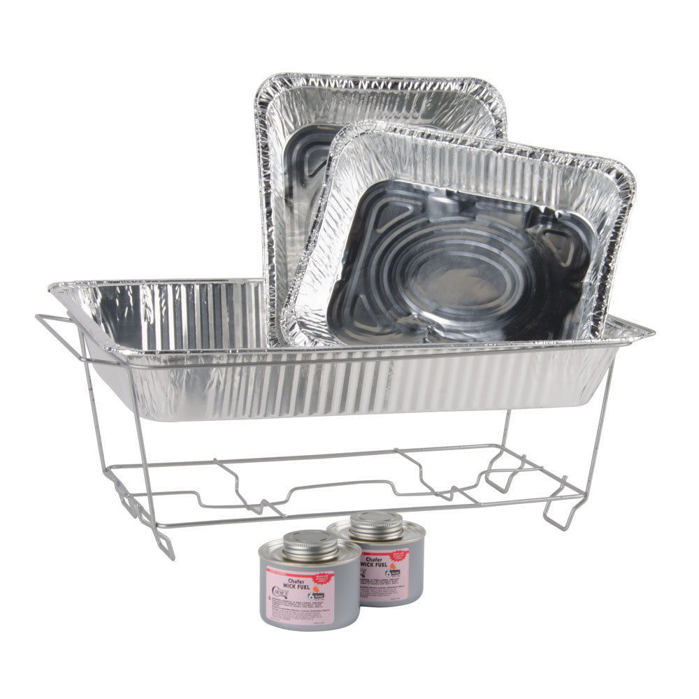 Full Size Disposable Wire Chafer Stand Kit FAST Shipping !!! Chafers