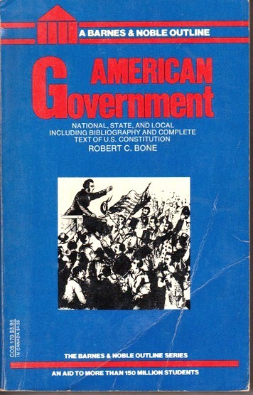 American Government 1977 Barnes and Noble Outline Study Aid - Textbooks ...