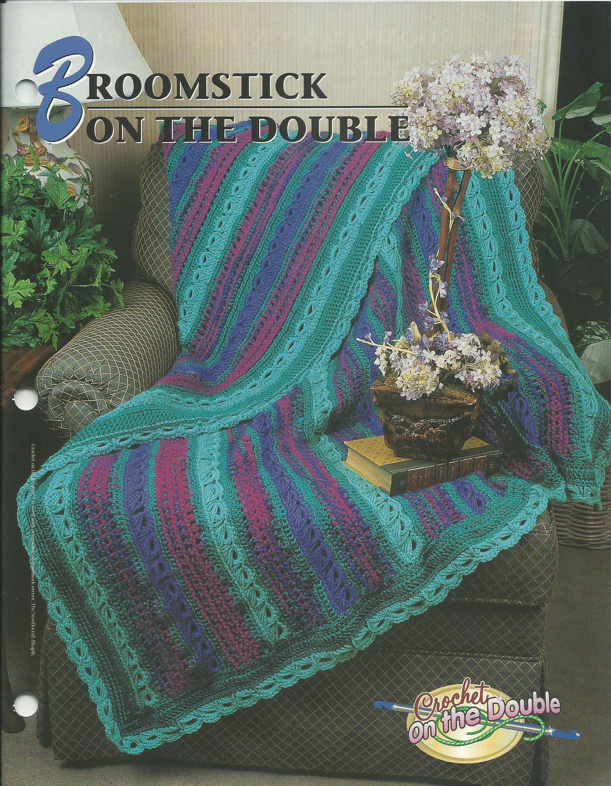 Broomstick on the Double AfghanAnnie's Quilt & Afghan Crochet PatternRAREHTF Patterns