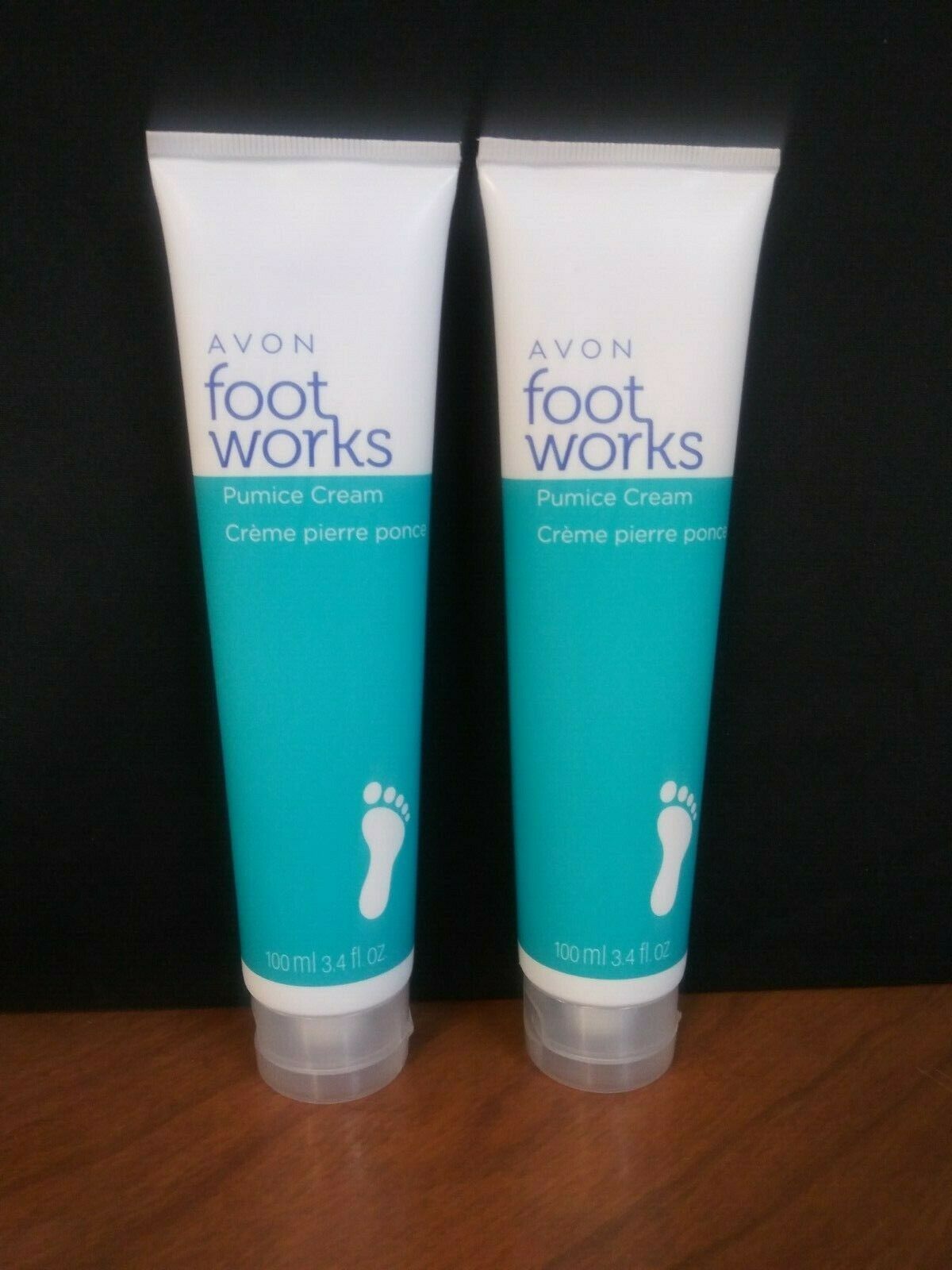 AVONFOOT WORKS PUMICE CREAM 3.4 FL OZNEWSEALEDLOT OF 2 Foot Creams & Treatments