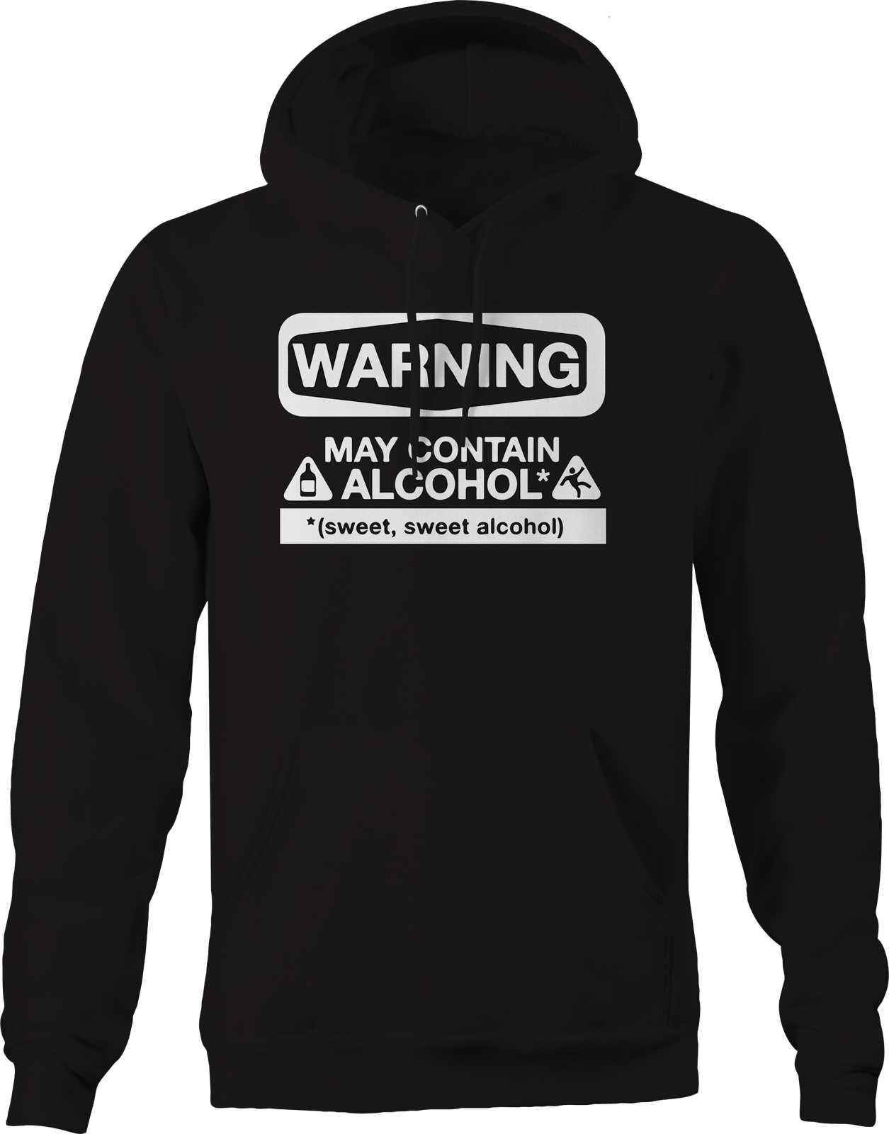 Warning May Contain Alcohol Funny Drinking Sweatshirt Sweatshirts