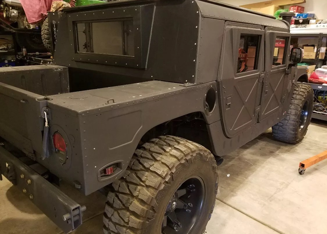 BRAND NEW OEM STYLE HUMVEE XDOORS SET OF 4 BLACK, TAN OR GREEN