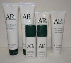 Two pack: Nu Skin Nuskin AP24 Whitening Anti-Plaque Toothpaste & Breath Spray x2 - $64.00