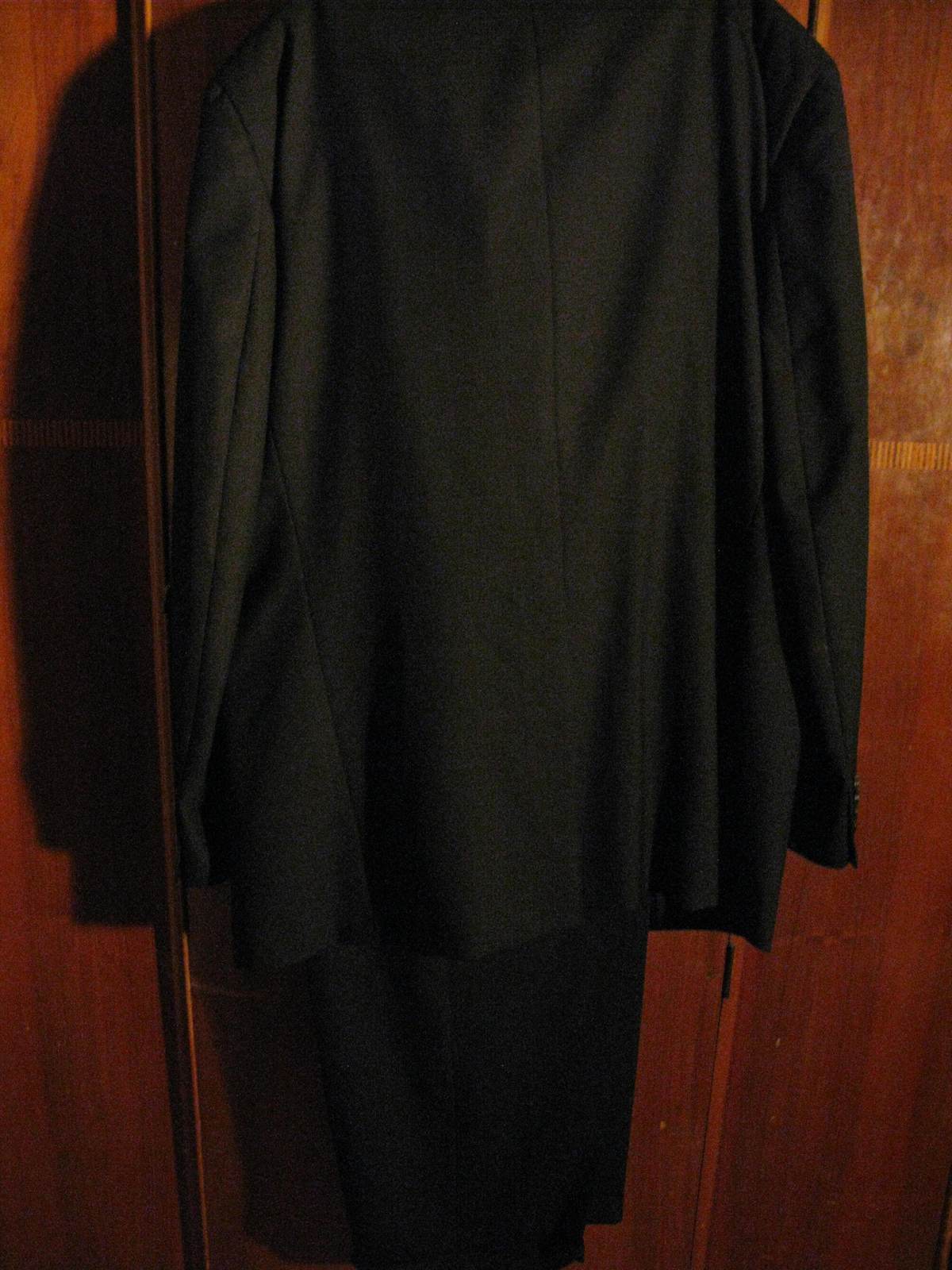 MEN'S BLACK BURBERRYS Windowpane 100% Pure Wool 2 Btn Suit, Waist 44 ...