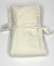 Restoration Hardware Garment-Dyed Linen Sham Euro 100% Linen Ivory NEW $119 - $39.99