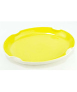 Vintage Fire King Vitrock Milk Glass Yellow Garden Bowl Dish Tray Glassware - $24.49