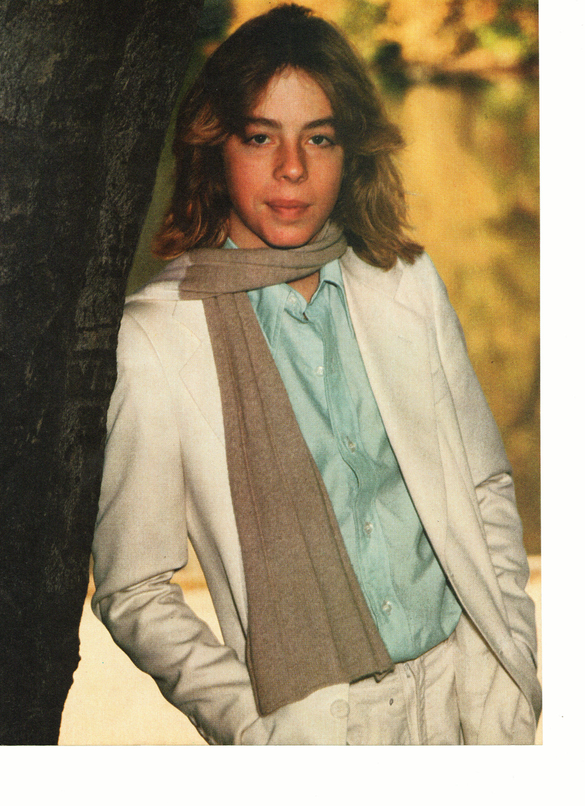 Leif Garrett Teen Magazine Pinup Clipping Double Sided At The Beach Scarf S Other