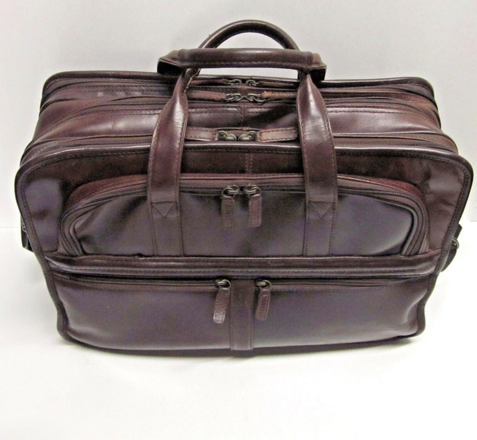 shell cordovan briefcase