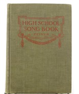 1910 High School Song Book For Boys Schools by Edward Zeiner Free Shipping - $19.03