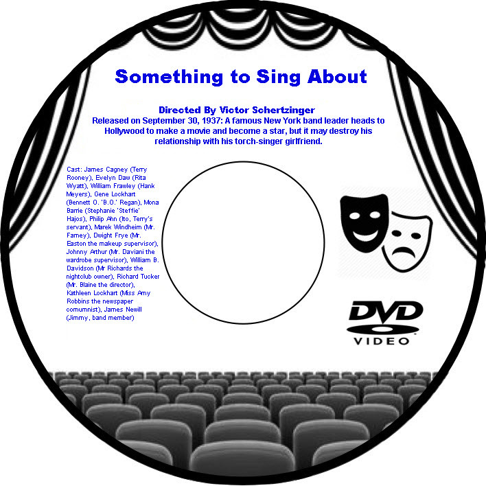 Something to Sing About 1937 DVD Film Comedy James Cagney Evelyn Daw William