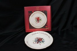 Lenox Winter Greetings Xmas Dessert Platter 12" Cardinal - $39.19