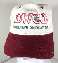 DWCD Dolores Water Conservancy District Colorado Hat Strapback Cap 2001 White  - $14.80