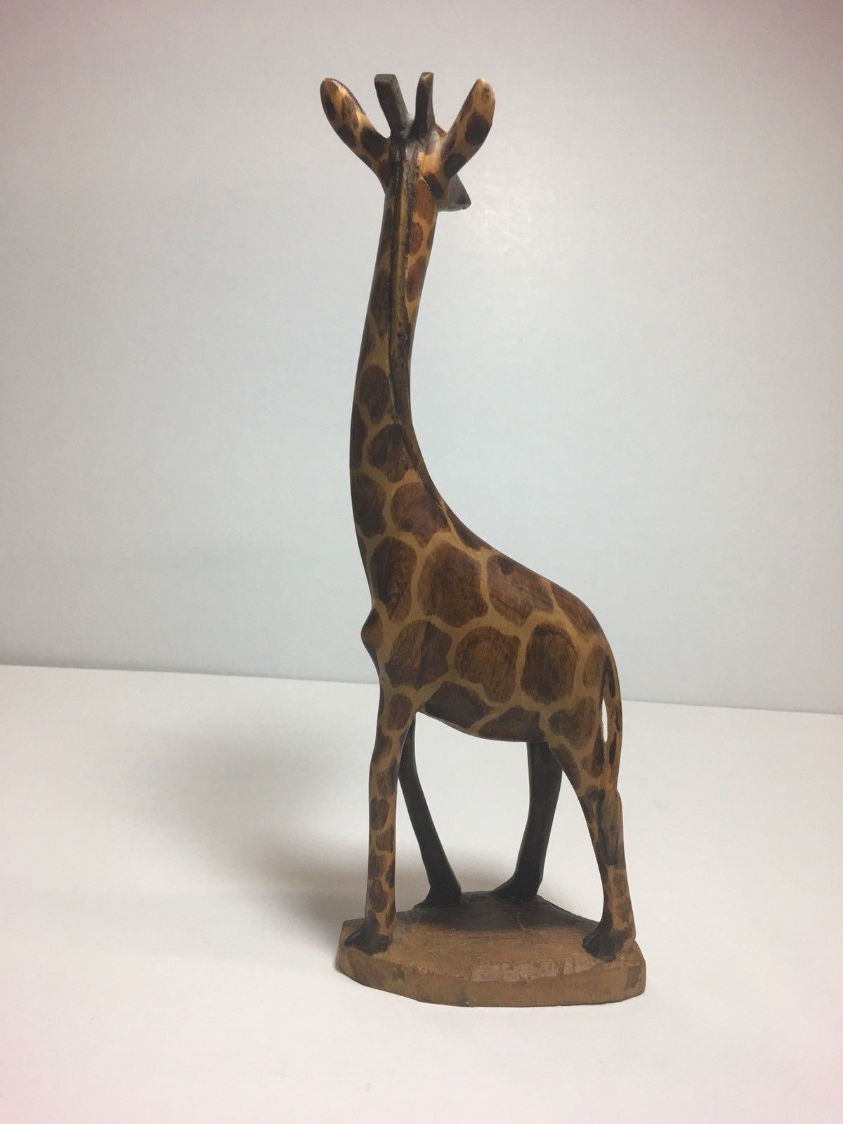 Giraffe Statue African Wooden Hand Carved And 50 Similar Items Giraffe Statue African Wooden Hand Carved And 50 Similar Items S L1600