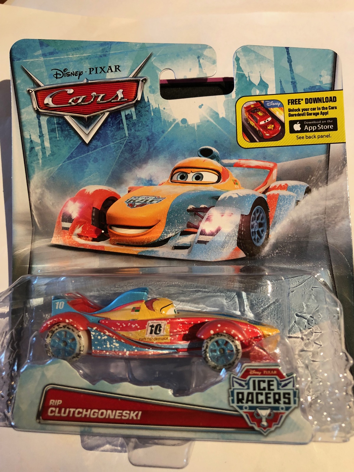 Disney Pixar Cars Ice Racers Rip Clutchgoneski - Action Figures