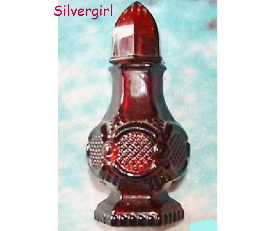 red avon perfume bottle