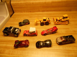 toy cars hotwheels misc lot of 9 toy cars/trucks various names hot wheels - $24.45
