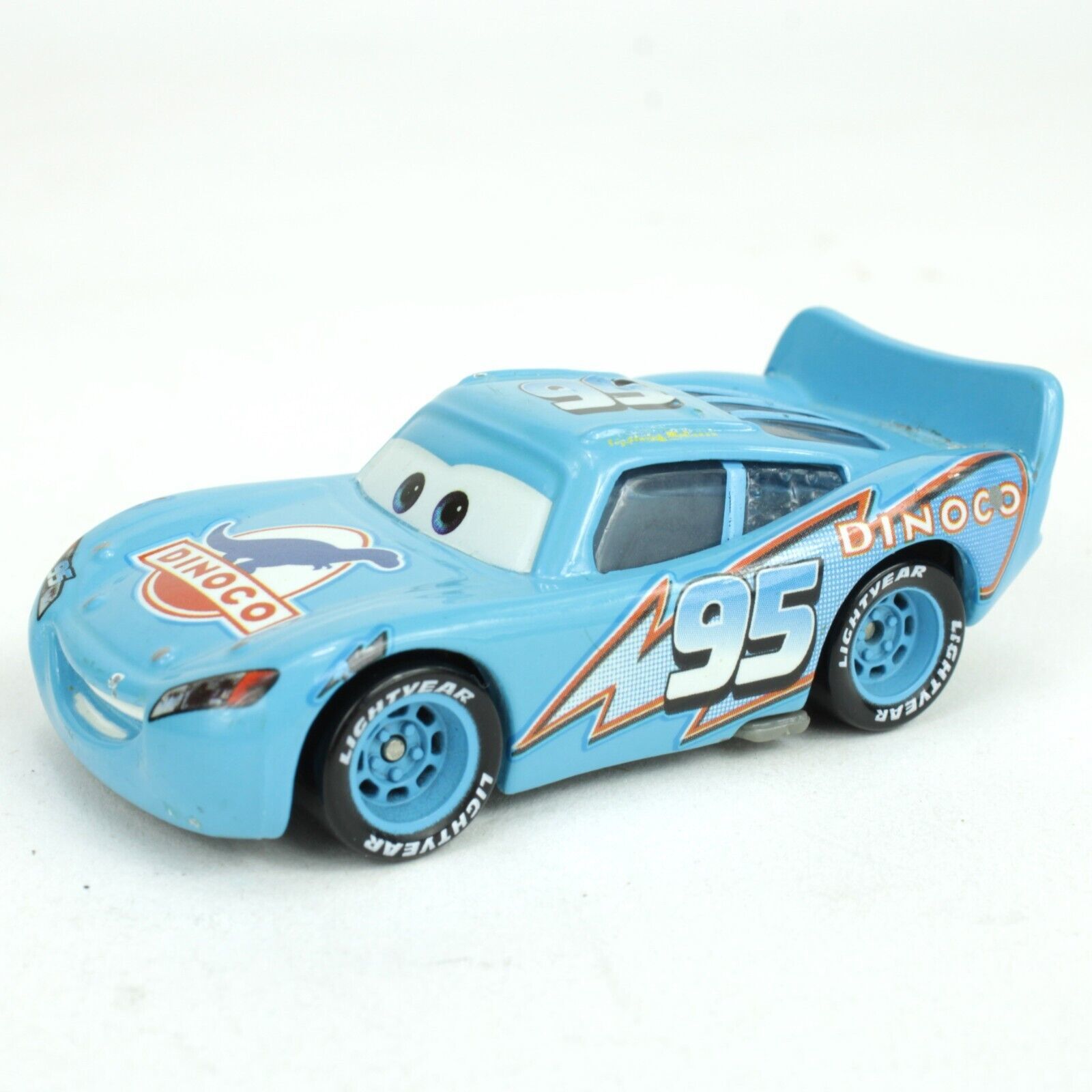 Disney Pixar Cars Lightning McQueen 1:43 Scale Dinoco 95 Diecast ...