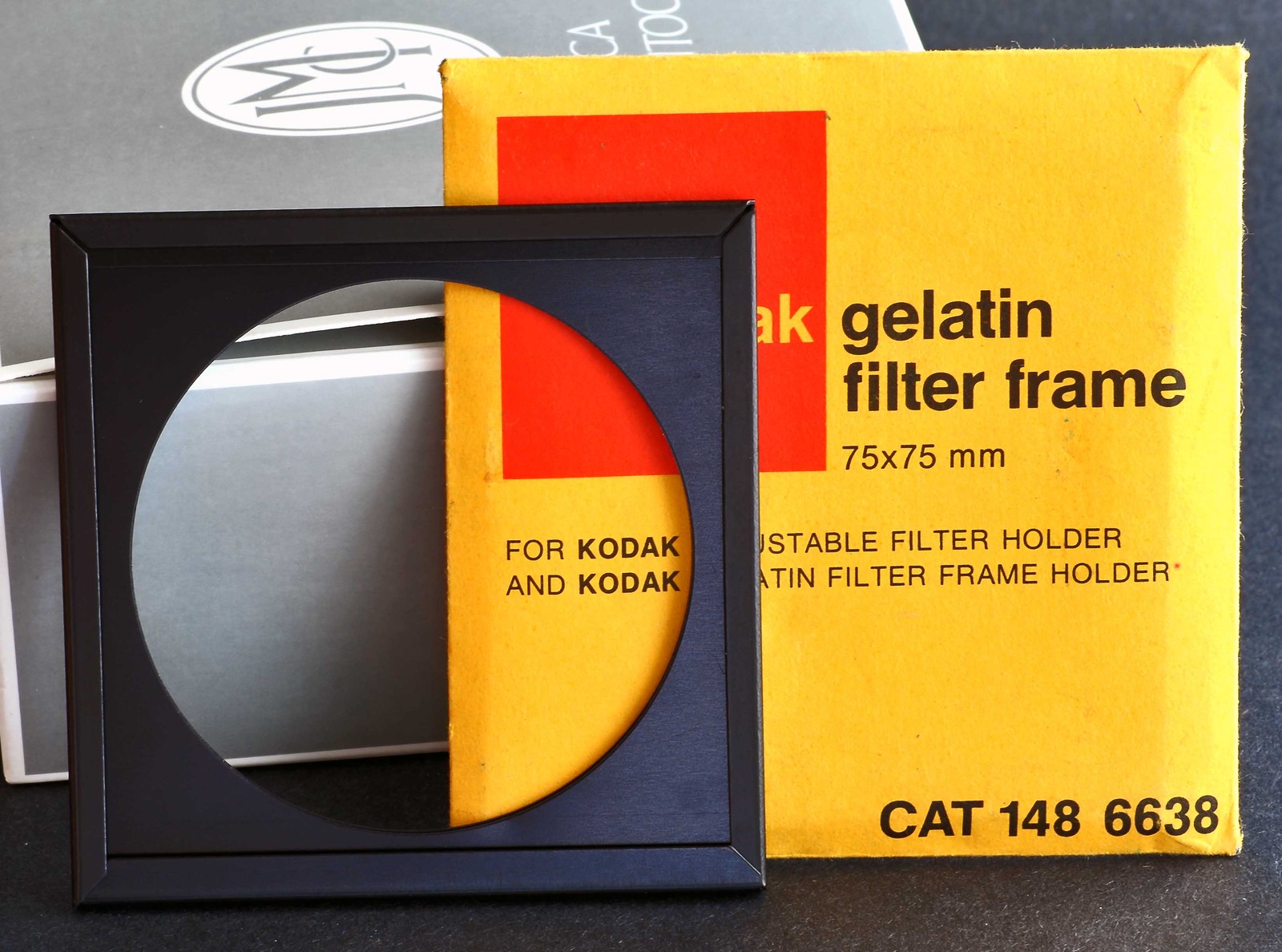 Kodak Gelatin Filter Frames 3x 75 x 75 mm Adjustable Filter Holder CAT1486638 Filter Rings