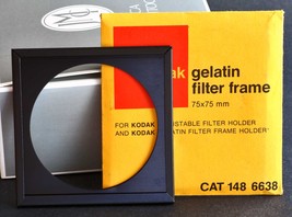 Kodak Gelatin Filter Frames 3x 75 x 75 mm Adjustable Filter Holder CAT1486638 - $28.00