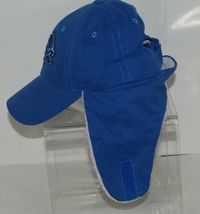 Team Apparel NFL Detroit Lions Blue Adjustable White Ear Flaps Hat image 6
