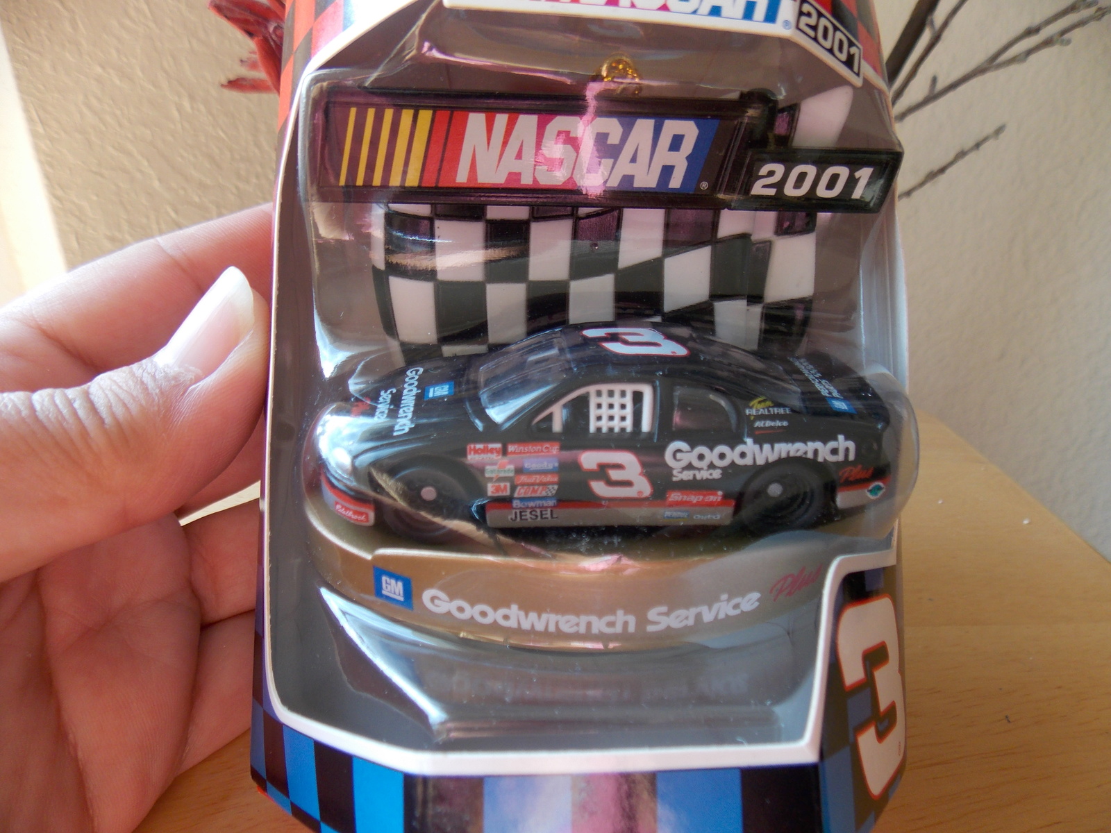 Dale Earnhardt 3 2001 Nascar Dated Collectible Ornament RacingNASCAR