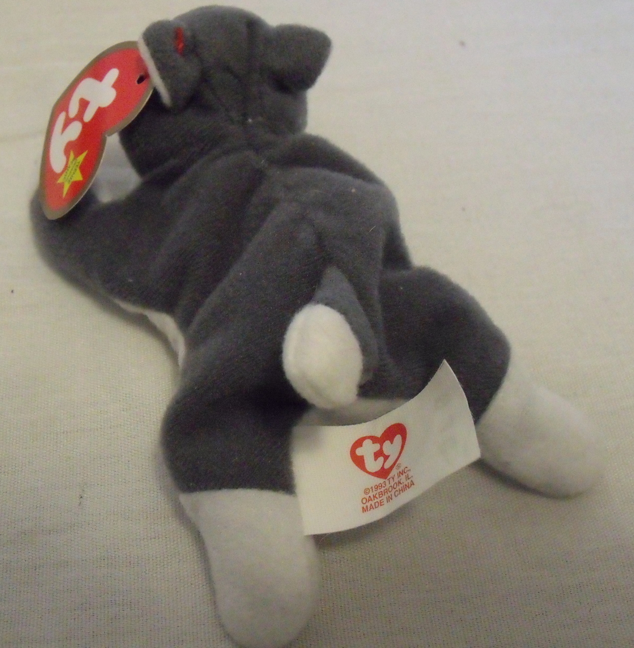 nook the husky beanie baby