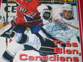 Mathieu Schneider Signed Framed 1993 Sports Illustrated Magazine Cover Canadiens image 2