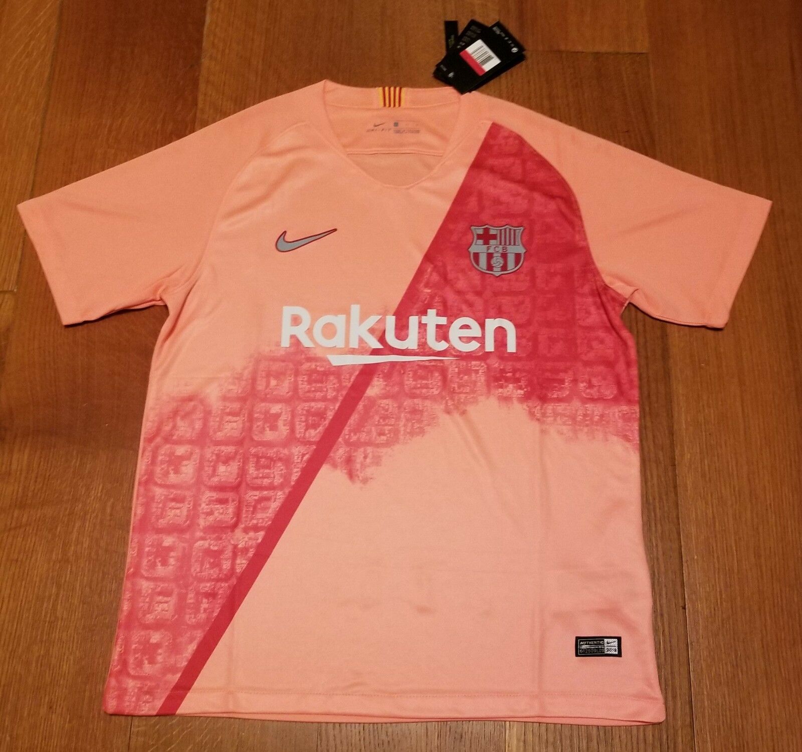 barcelona pink jersey long sleeve