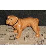 ENGLISH BULLDOG Dog Figurine Brown Tan 2.5 inch - $12.99
