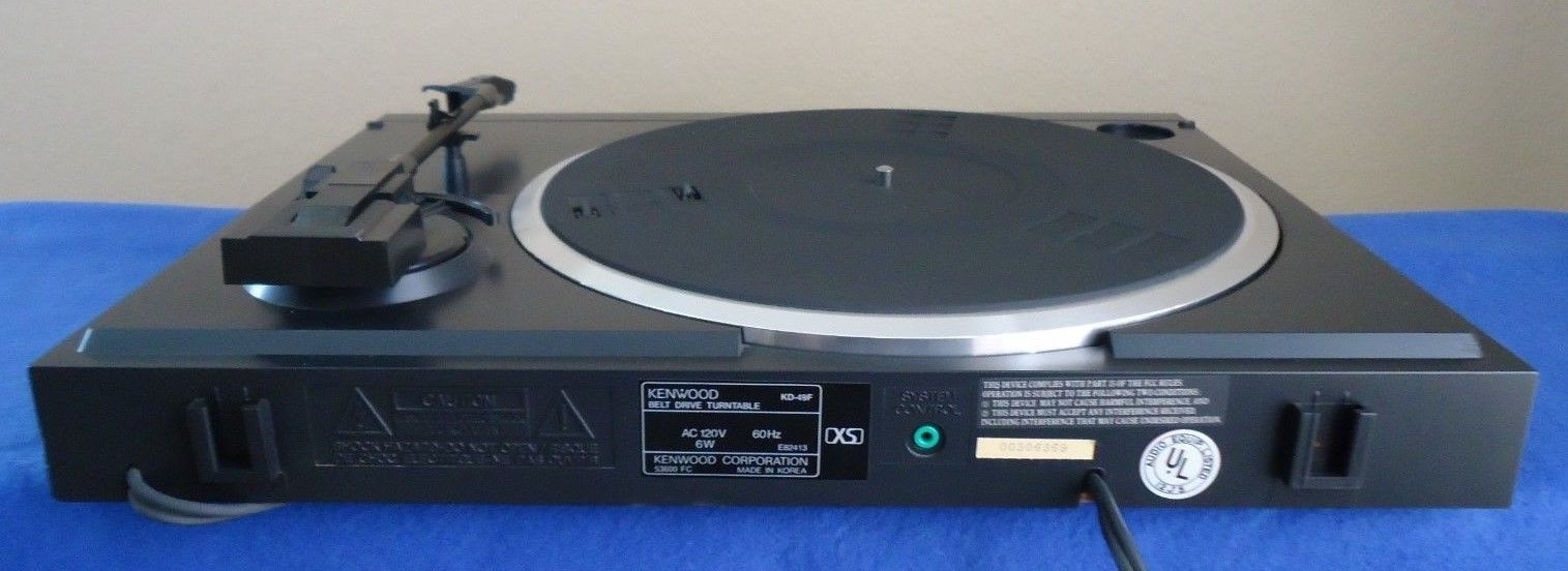 Kenwood KD-49F Belt Drive Turntable (new belt), See Video ! - Vintage ...