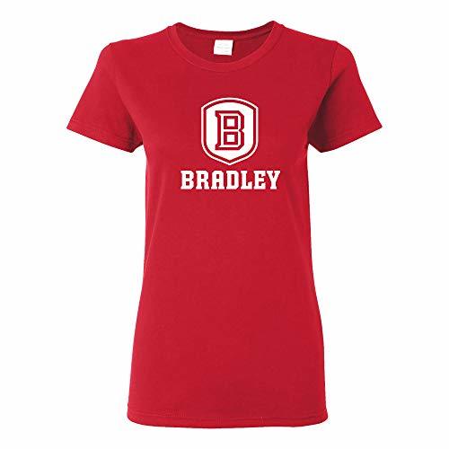 LS02 - Bradley University Braves Primary Logo Womens T-Shirt - Small ...