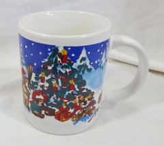 Christmas Winter Scene Holiday 8 oz Coffee Mug Cup - $1.99