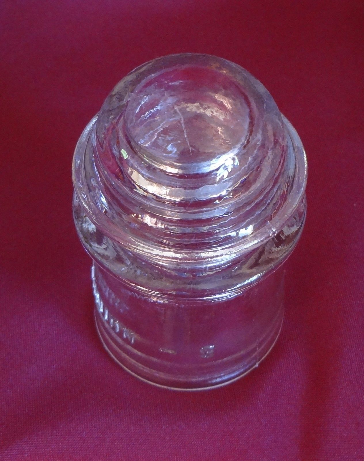 Dominion 9 Clear Glass Insulator Vintage Telephone Electrical Pole Power Line Insulators