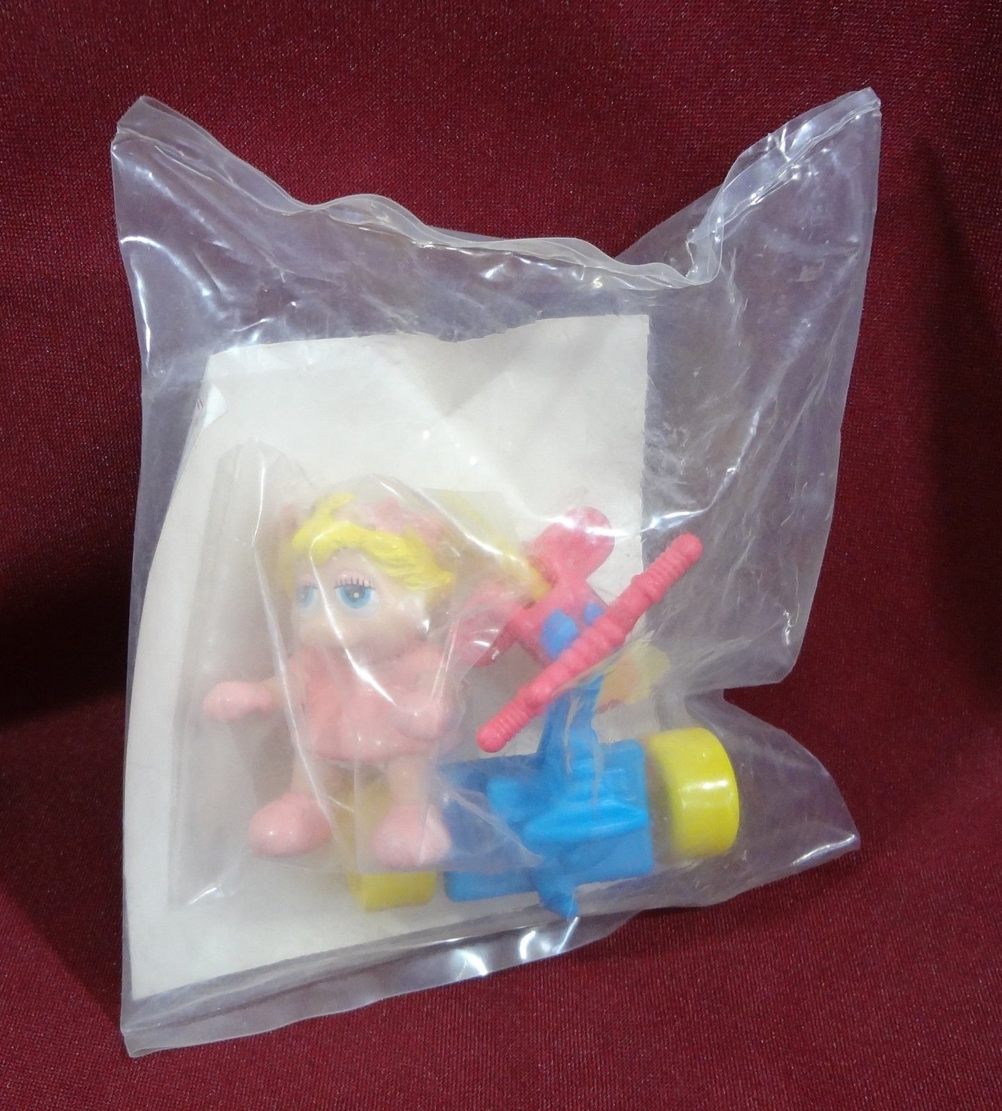 Miss Piggy Tricycle Jim Henson Muppet Babies 1990 Toy McDonalds New - Other