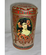 Poppy Talcum Powder Victorian Style Collector Tin  - $6.99
